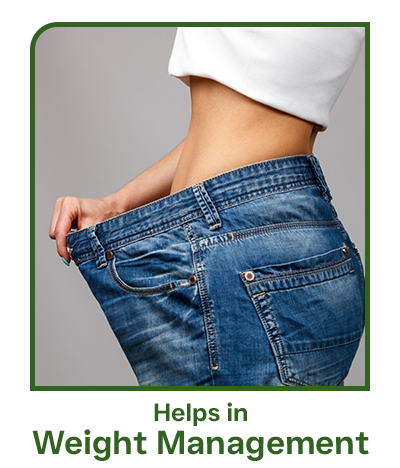 help in weight management